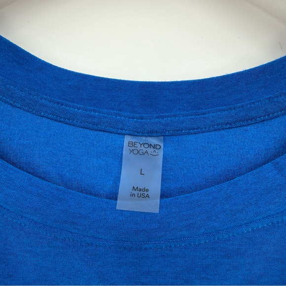 Beyond Yoga Featherweight Rebalance Tank in Marine Blue Heather Size L - Picture 3 of 8